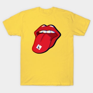 Goose band Acid Tab Trippy Tongue T-Shirt